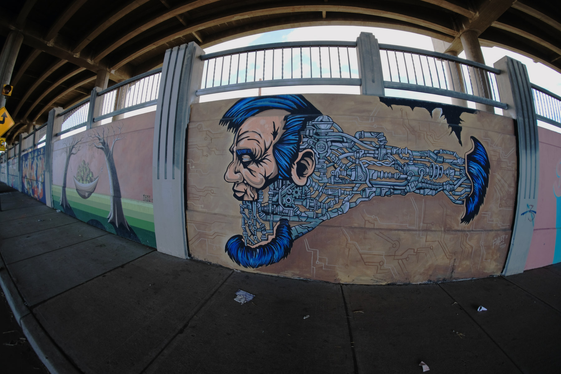 Duct Work, Graffiti, Denver Colorado, Denver Arts and Venues Urban Arts Fund, Interstate 70