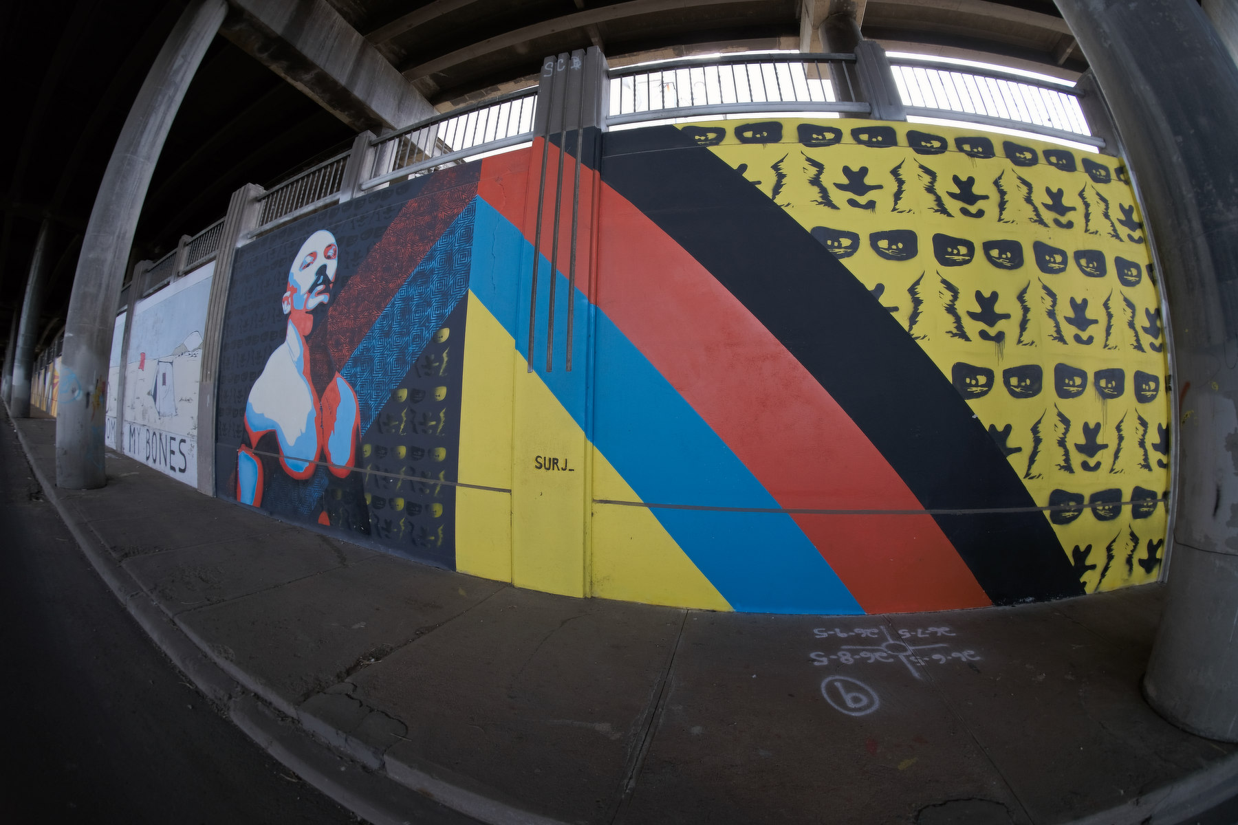 Duct Work, Graffiti, Denver Colorado, Denver Arts and Venues Urban Arts Fund, Interstate 70