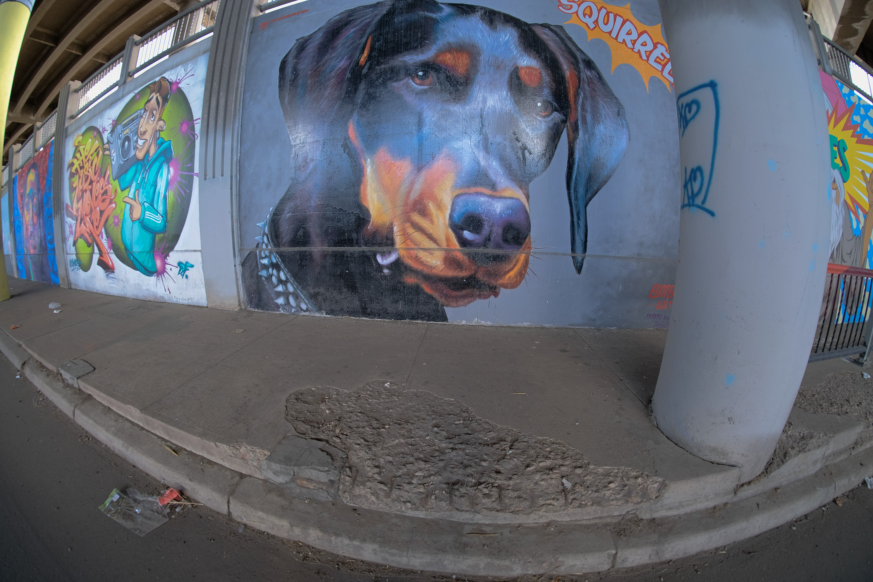 Duct Work, Graffiti, Denver Colorado, Denver Arts and Venues Urban Arts Fund, Interstate 70