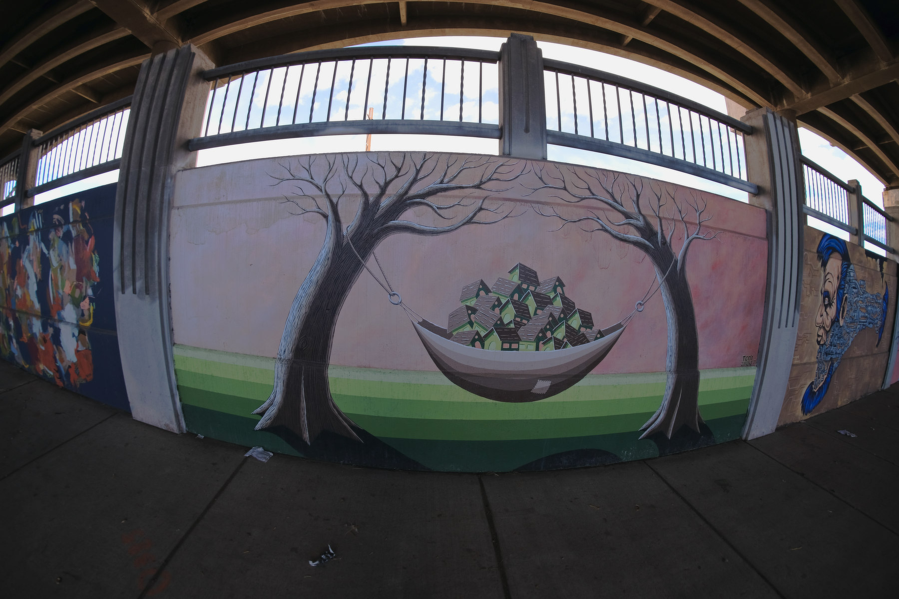 Duct Work, Graffiti, Denver Colorado, Denver Arts and Venues Urban Arts Fund, Interstate 70