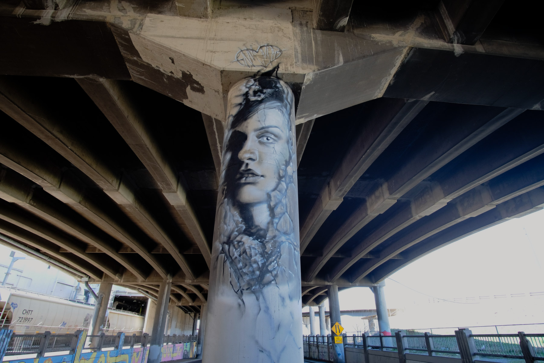 Duct Work, Graffiti, Denver Colorado, Denver Arts and Venues Urban Arts Fund, Interstate 70