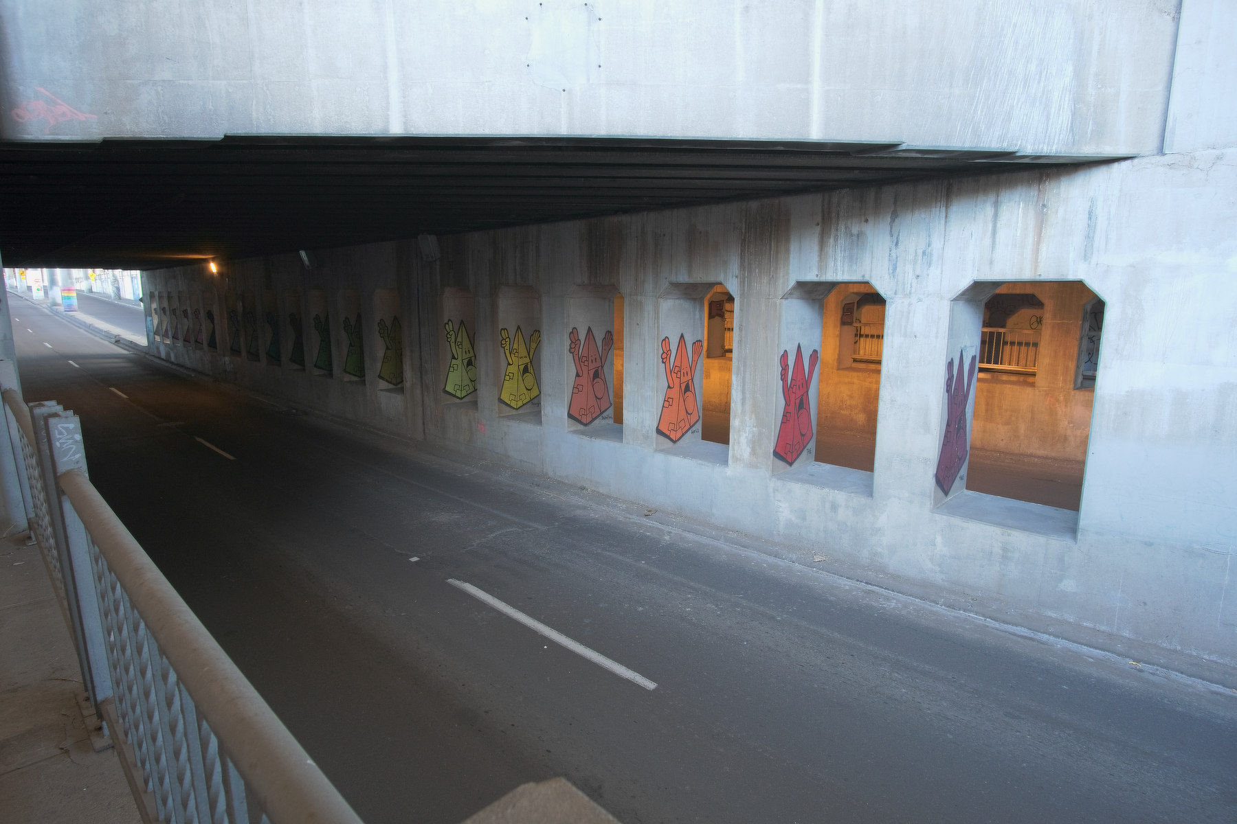 Duct Work, Graffiti, Denver Colorado, Denver Arts and Venues Urban Arts Fund, Interstate 70