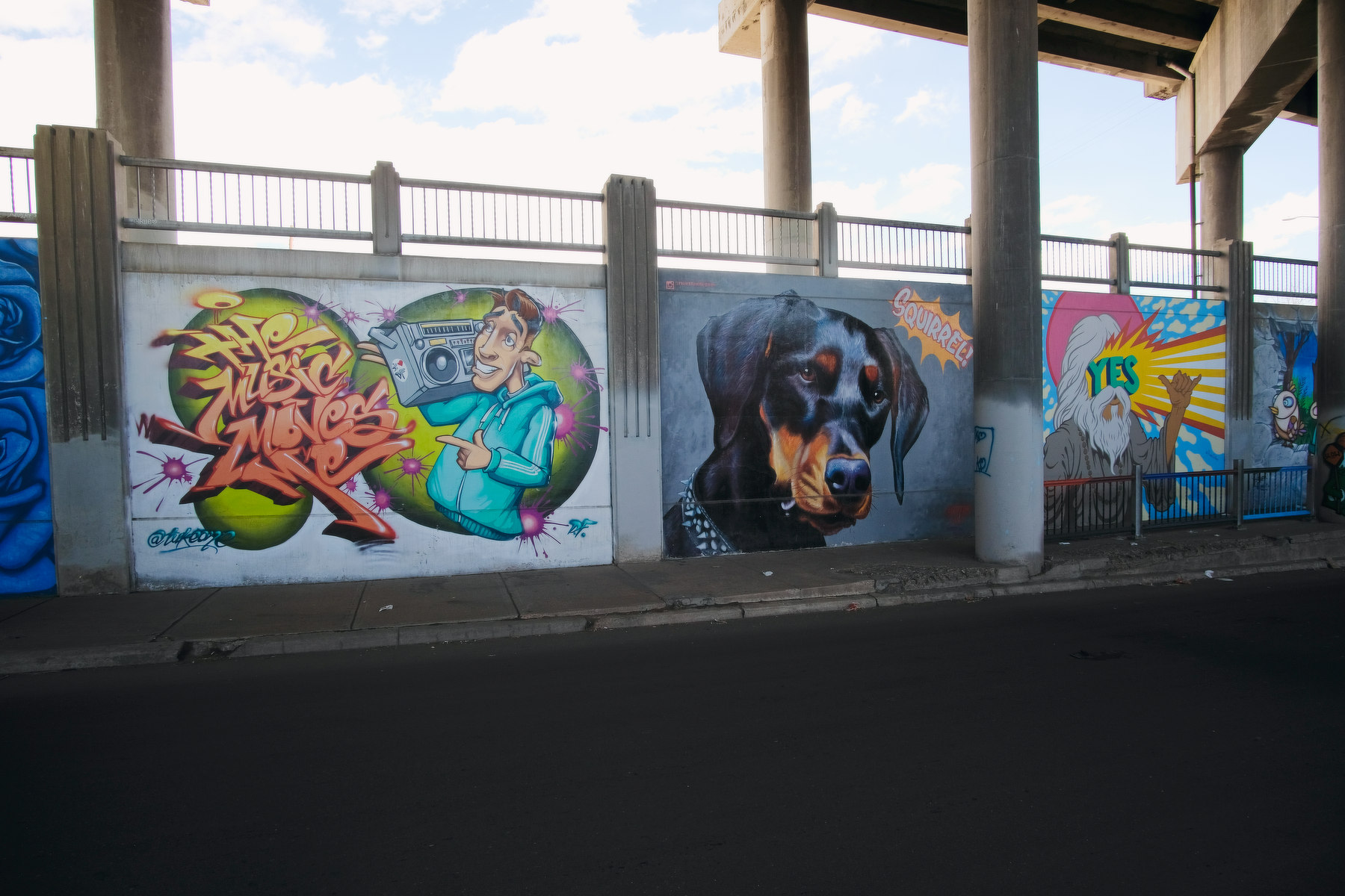 Duct Work, Graffiti, Denver Colorado, Denver Arts and Venues Urban Arts Fund, Interstate 70