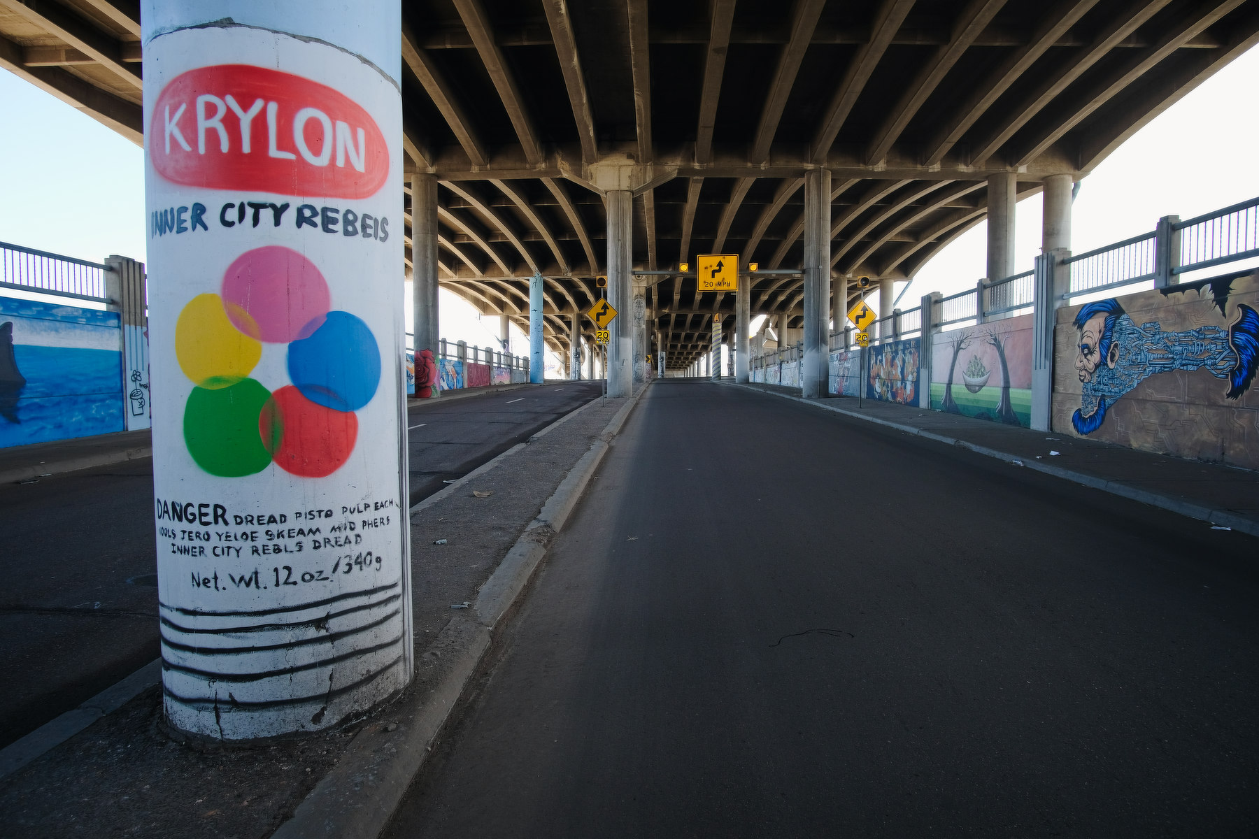 Duct Work, Graffiti, Denver Colorado, Denver Arts and Venues Urban Arts Fund, Interstate 70, Inner City Rebls